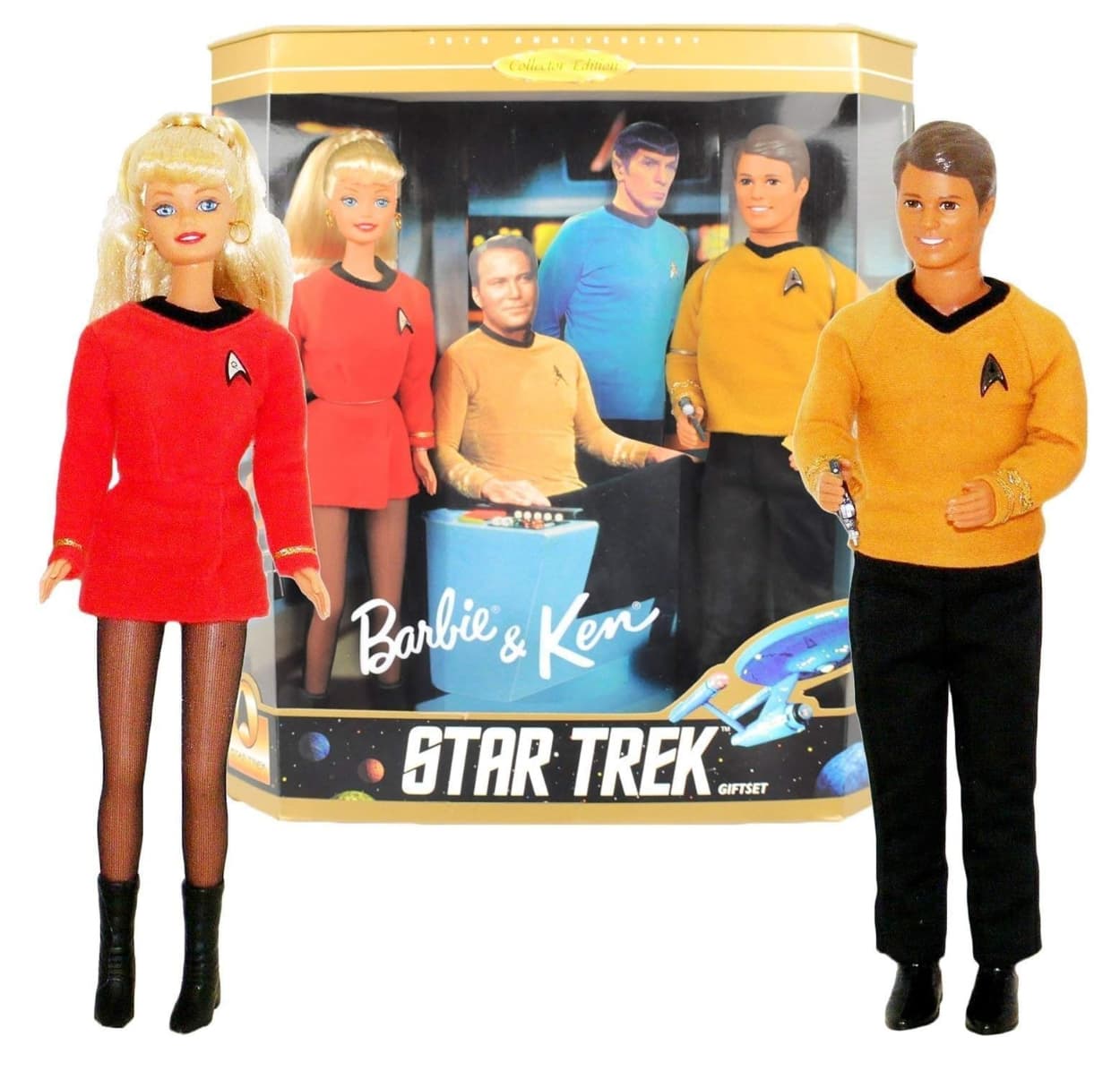 star trek barbie - Collector Edition Barbie & Ken Star Trek Giftset